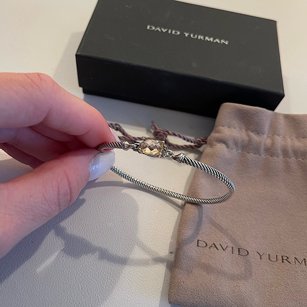 David Yurman Petite Wheaton Morganite Bracelet